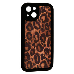 Чехол (накладка) Apple iPhone 14, Leopard, Черный