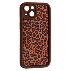 Чохол (накладка) Apple iPhone 15, Leopard, Brown 3, Коричневий