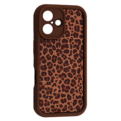 Чохол (накладка) Apple iPhone 16, Leopard, Brown 3, Коричневий