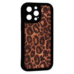 Чехол (накладка) Apple iPhone 16 Pro Max, Leopard, Черный