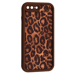 Чохол (накладка) Apple iPhone 7 Plus / iPhone 8 Plus, Leopard, Brown 4, Коричневий