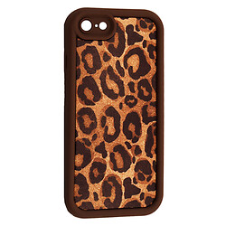 Чохол (накладка) Apple iPhone 7 / iPhone 8 / iPhone SE 2020, Leopard, Brown 1, Коричневий