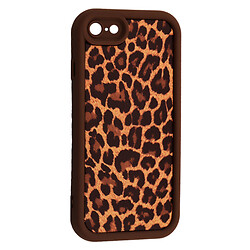 Чохол (накладка) Apple iPhone 7 / iPhone 8 / iPhone SE 2020, Leopard, Brown 2, Коричневий