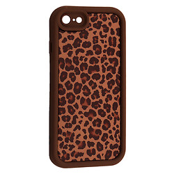 Чохол (накладка) Apple iPhone 7 / iPhone 8 / iPhone SE 2020, Leopard, Brown 3, Коричневий