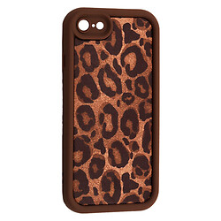 Чохол (накладка) Apple iPhone 7 / iPhone 8 / iPhone SE 2020, Leopard, Brown 4, Коричневий