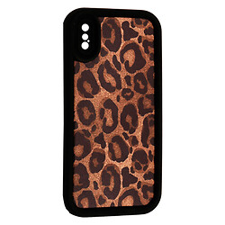 Чехол (накладка) Apple iPhone X / iPhone XS, Leopard, Черный
