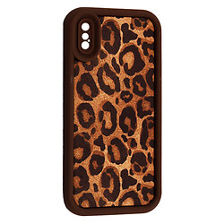 Чохол (накладка) Apple iPhone X / iPhone XS, Leopard, Brown 1, Коричневий