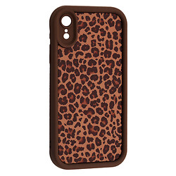 Чохол (накладка) Apple iPhone XR, Leopard, Brown 3, Коричневий