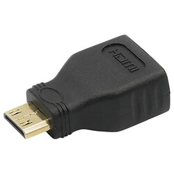 Адаптер PowerPlant CA911080, HDMI, Mini HDMI, Черный