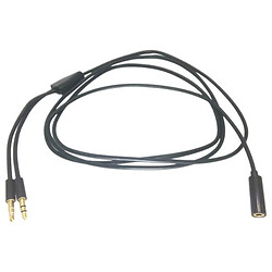 Кабель PowerPlant DV00DV4057, 1.5 м., 3.5 мм., Черный