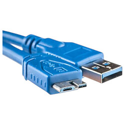 Кабель PowerPlant KD00AS1230, MicroUSB, 0.5 м., Синій