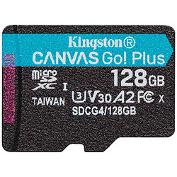 Карта памяти Kingston Canvas Go! Plus MicroSDXC UHS-I/U3, 128 Гб.