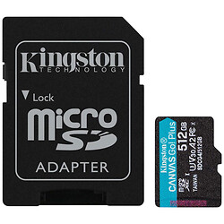 Карта памяти Kingston Canvas Go! Plus MicroSDXC UHS-I/U3, 512 Гб.