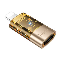 Адаптер Hoco UA38A, Type-C, USB, Золотой