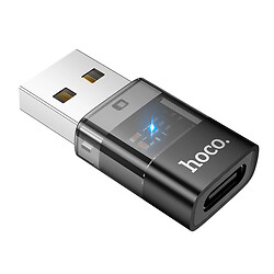 Адаптер Hoco UA36C, Type-C, USB, Чорний