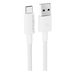 USB кабель Acefast C18-04, Type-C, 1.2 м., Белый