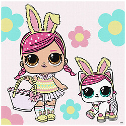 Картина по номерам "L.O.L. Surprise! Spring Bling Hops with Kittea", 40х40 см, Ідейка