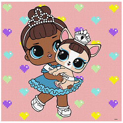 Картина по номерам "L.O.L. Surprise! TroopSurprise Miss Baby With Miss Puppy", 40х40 см, Ідейка