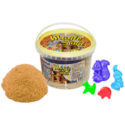 Кінетичний пісок "Magic Sand", 500 г, з формами, класичний, Strateg