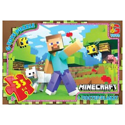 Пазлы из серии "Minecraft", (Майнкрафт), 35 эл., Gtoys
