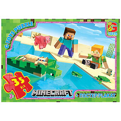 Пазли "Minecraft" + постер, 35 елем., Mic