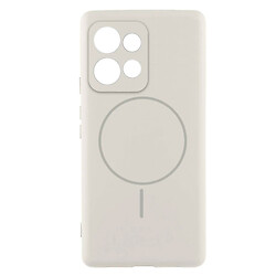 Чехол (накладка) Motorola Edge 50, Air Beats, MagSafe, Белый