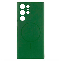 Чехол (накладка) Samsung S918 Galaxy S23 Ultra, Air Beats, MagSafe, Dark Green, Зеленый