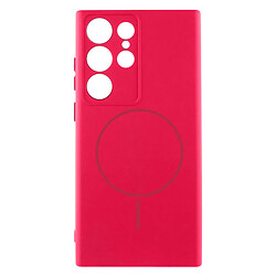 Чохол (накладка) Samsung S928 Galaxy S24 Ultra, Air Beats, MagSafe, Rose Red, Червоний