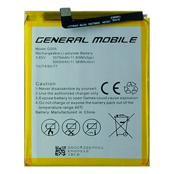 Аккумулятор General Mobile GM8, Original, G005