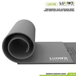Килимок силіконовий LuoWei LW-M2, 450 x 200 мм., Сірий