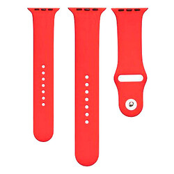 Ремешок Apple Watch 42 / Watch 44, Silicone WatchBand, China Red, Красный