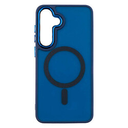 Чехол (накладка) Samsung Galaxy S25 Plus, Color Chrome Case, MagSafe, Dark Blue, Синий