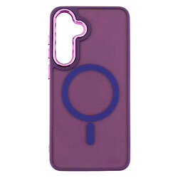 Чохол (накладка) Samsung Galaxy S25 Plus, Color Chrome Case, MagSafe, Dark Purple, Фіолетовий