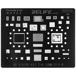 Трафарет BGA RELIFE RL-044 A11 CPU Apple iPhone 8 / iPhone 8 Plus / iPhone X