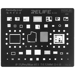 Трафарет BGA RELIFE RL-044 A13 Apple iPhone 11 / iPhone 11 Pro / iPhone 11 Pro Max