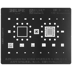 Трафарет BGA RELIFE RL-044 HW:3