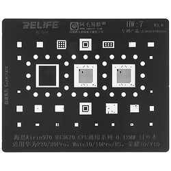 Трафарет BGA RELIFE RL-044 HW:7