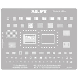 Трафарет BGA RELIFE RL-044 IPZ8 Apple iPhone 13 / iPhone 13 Mini / iPhone 13 Pro / iPhone 13 Pro Max