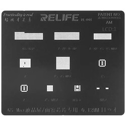Трафарет BGA RELIFE RL-044 LCD1 Apple iPhone 6S / iPhone 6S Plus / iPhone 7 / iPhone 7 Plus / iPhone 8 / iPhone 8 Plus / iPhone X / iPhone XR / iPhone XS / iPhone XS Max