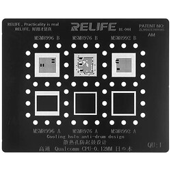 Трафарет BGA RELIFE RL-044 QU1 CPU