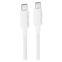 USB кабель AceFast C18-03, Type-C, 1.2 м., Белый
