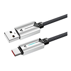 USB кабель AceFast C19-04, Type-C, 1.2 м., Черный