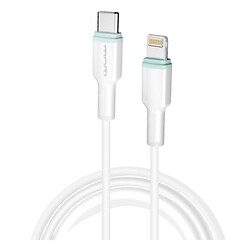 USB кабель WUW X206 Apple iPhone SE 2022 / iPhone 14 Pro Max / iPhone 14 Plus / iPhone 14 Pro / iPhone 14 / iPhone 13 Pro / iPhone 13 Mini / iPhone 13 / iPhone 13 Pro Max / iPhone 12 Mini / iPhone 12 Pro Max / iPhone 12 Pro, Lightning, 1.0 м., Белый
