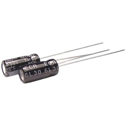 Конденсатор электролитический выводной 0,47uF 63V ECR 5x11mm (ECRR47M63B-Hitano)