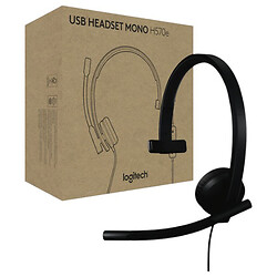 Наушники Logitech H570e Teams Mono, С микрофоном, Черный