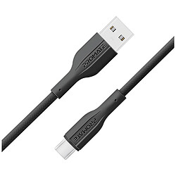Кабель Promate xCord-AC200, USB, 2.0 м., Черный