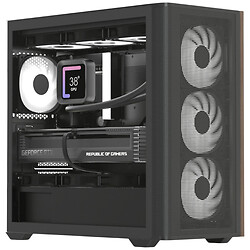 Корпус AeroCool D301A-G-BK-v2, Черный