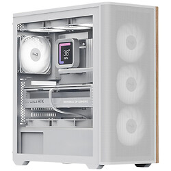 Корпус AeroCool D501A-G-WT-v2, Белый