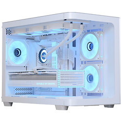 Корпус AeroCool P300C-G-WT-v1, Белый