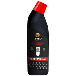 Гель для чищення унітазів TURBOчист "Professional" з хлором, 1 л